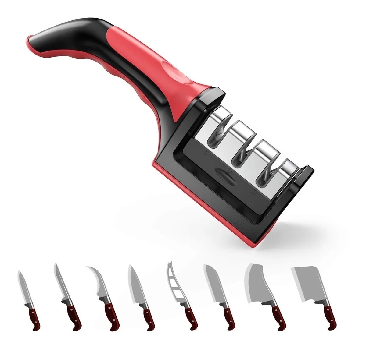 Miniatura 2 de Afilador De Cuchillos Ergonómico Acero